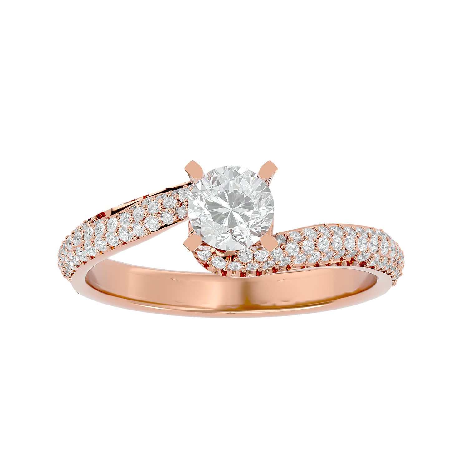 Anais Diamond Solitaire Ladies Ring