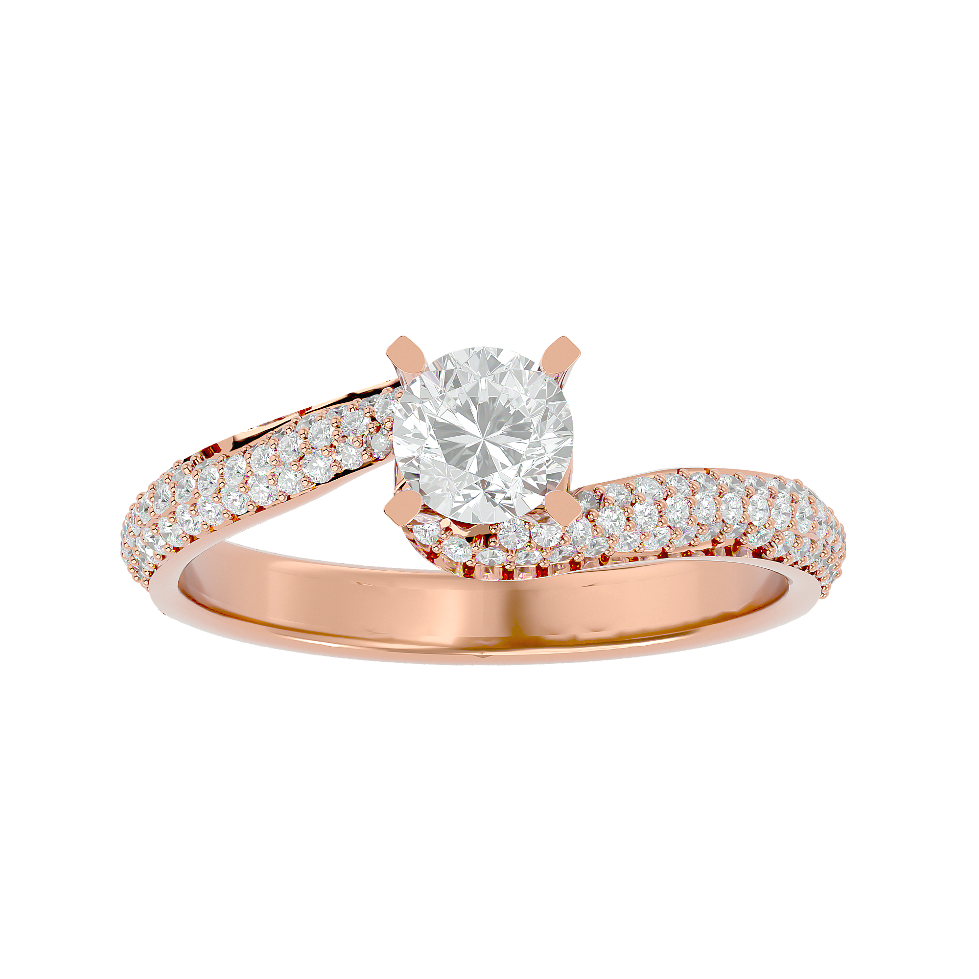 Anais Diamond Solitaire Ladies Ring