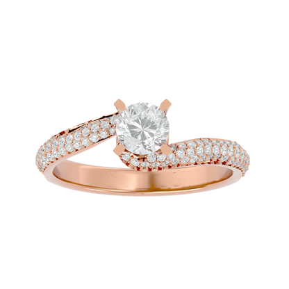 Anais Diamond Solitaire Ladies Ring