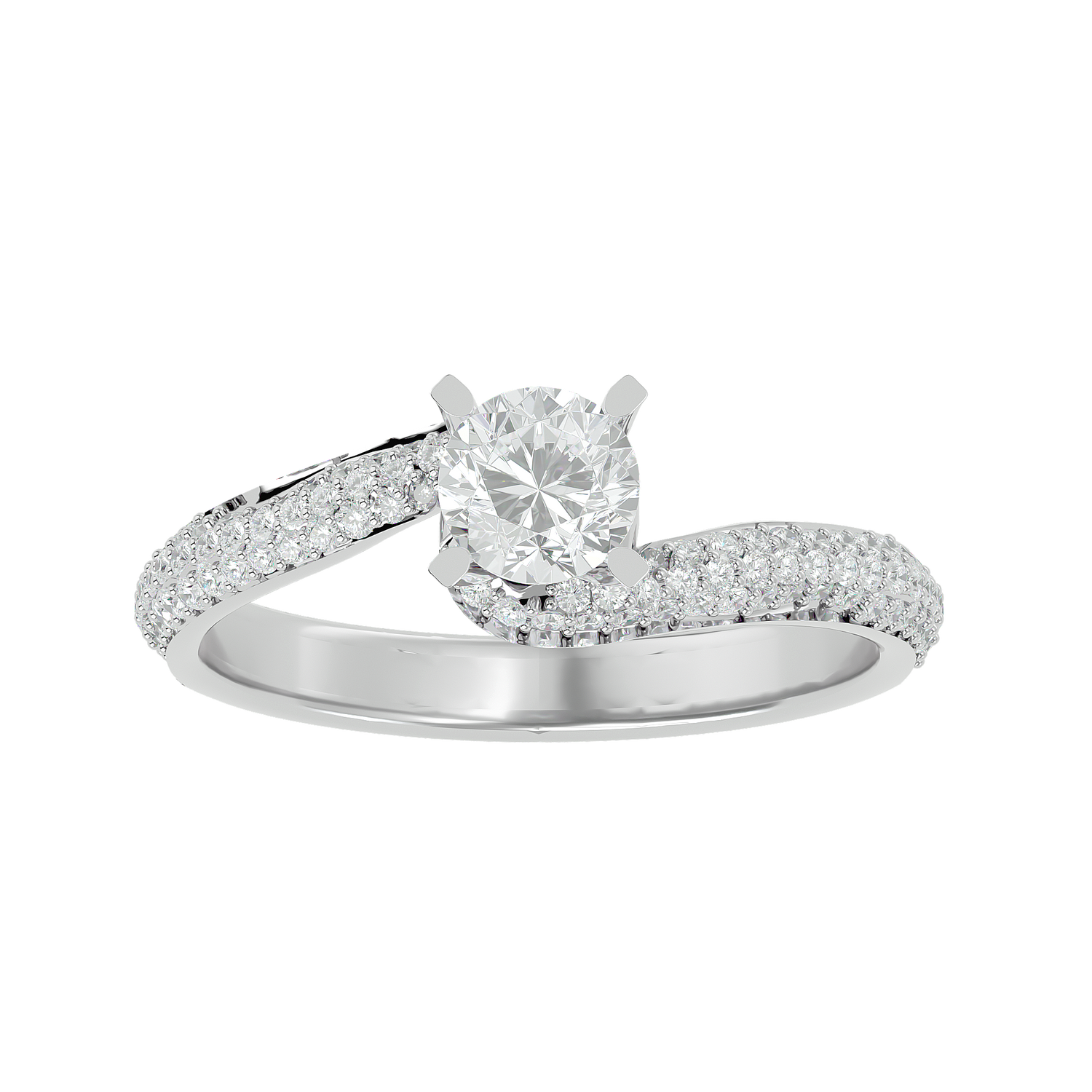 Anais Diamond Solitaire Ladies Ring