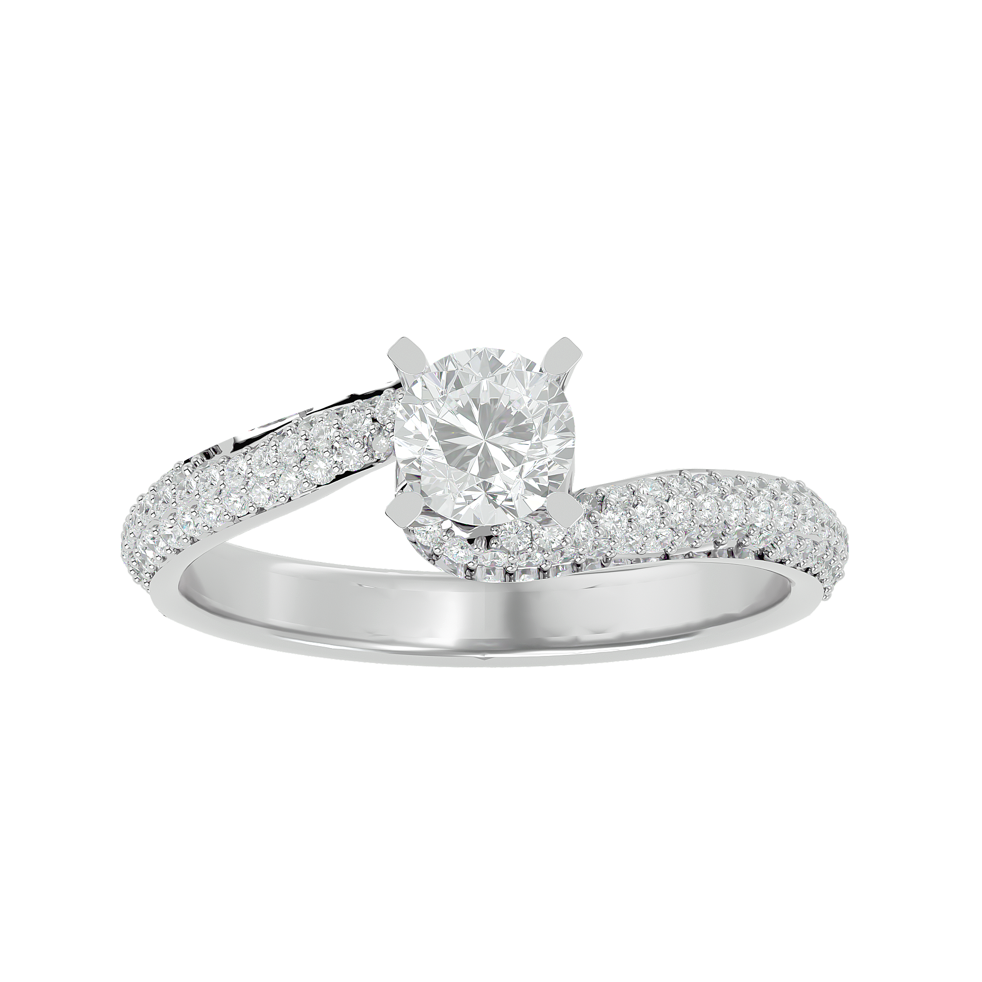 Anais Diamond Solitaire Ladies Ring