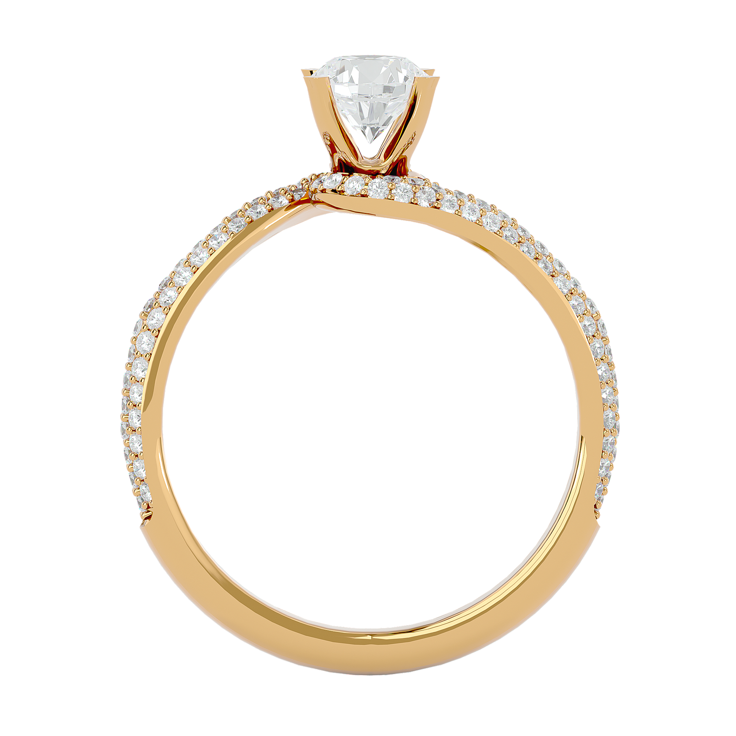 Anais Diamond Solitaire Ladies Ring