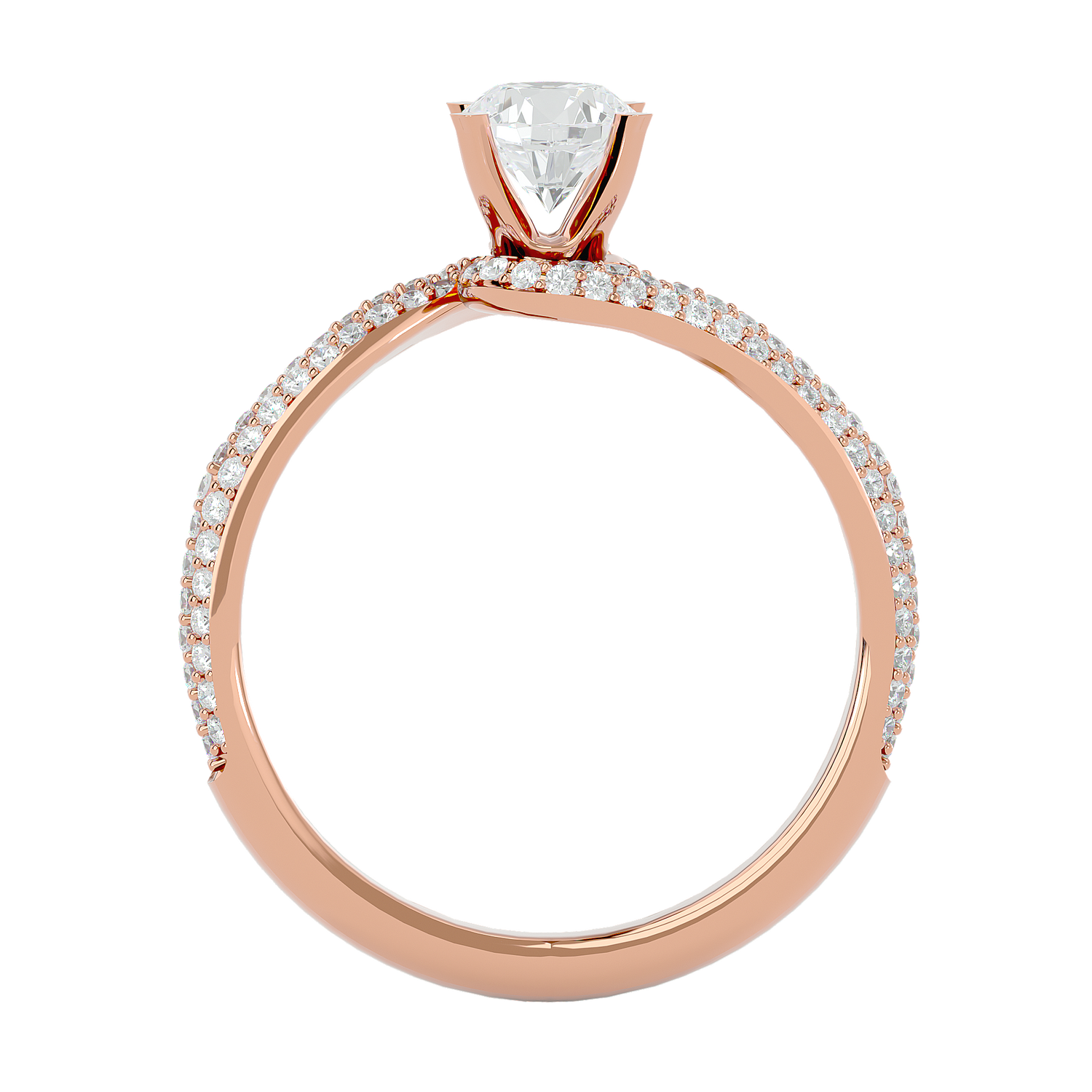 Anais Diamond Solitaire Ladies Ring