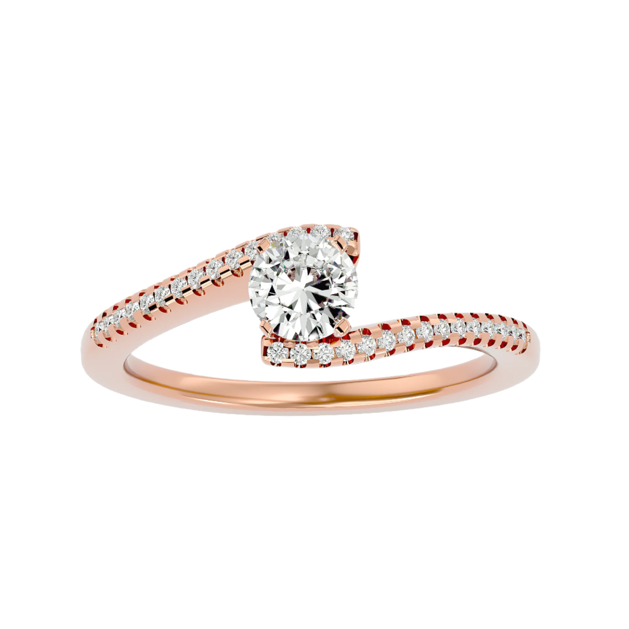 Annabelle Diamond Solitaire Ladies Ring