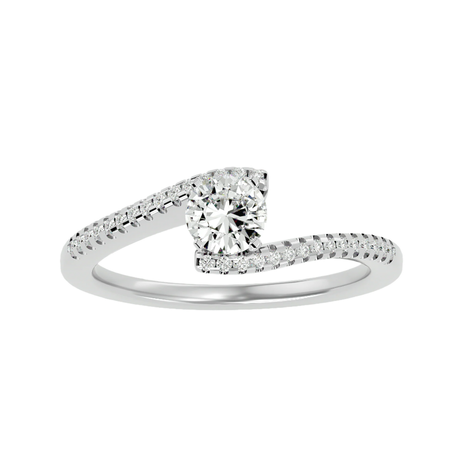 Annabelle Diamond Solitaire Ladies Ring