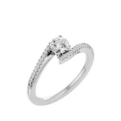 Annabelle Diamond Solitaire Ladies Ring