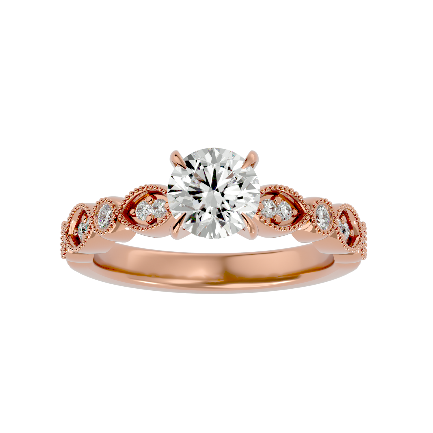 Angelica Diamond Solitaire Ladies Ring