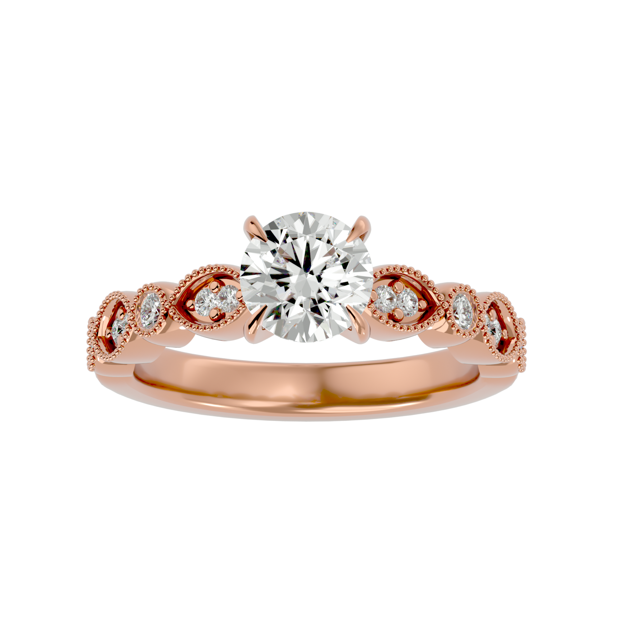 Angelica Diamond Solitaire Ladies Ring