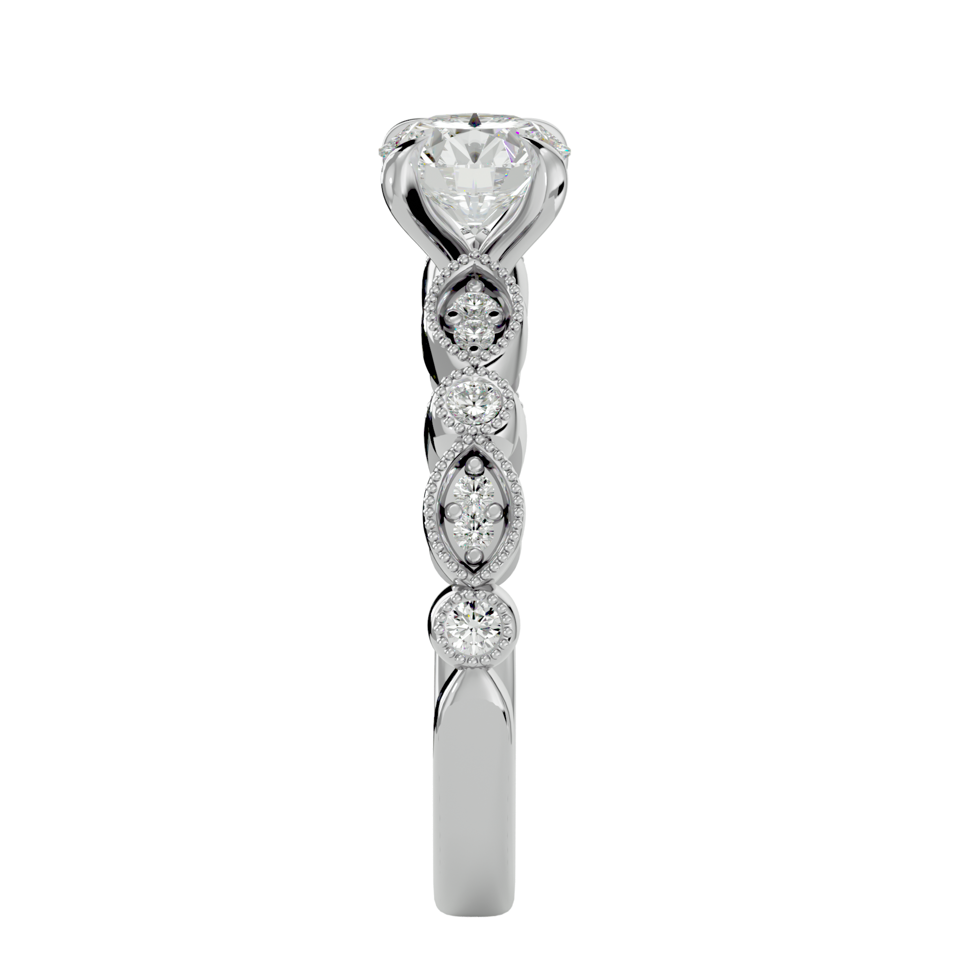 Angelica Diamond Solitaire Ladies Ring