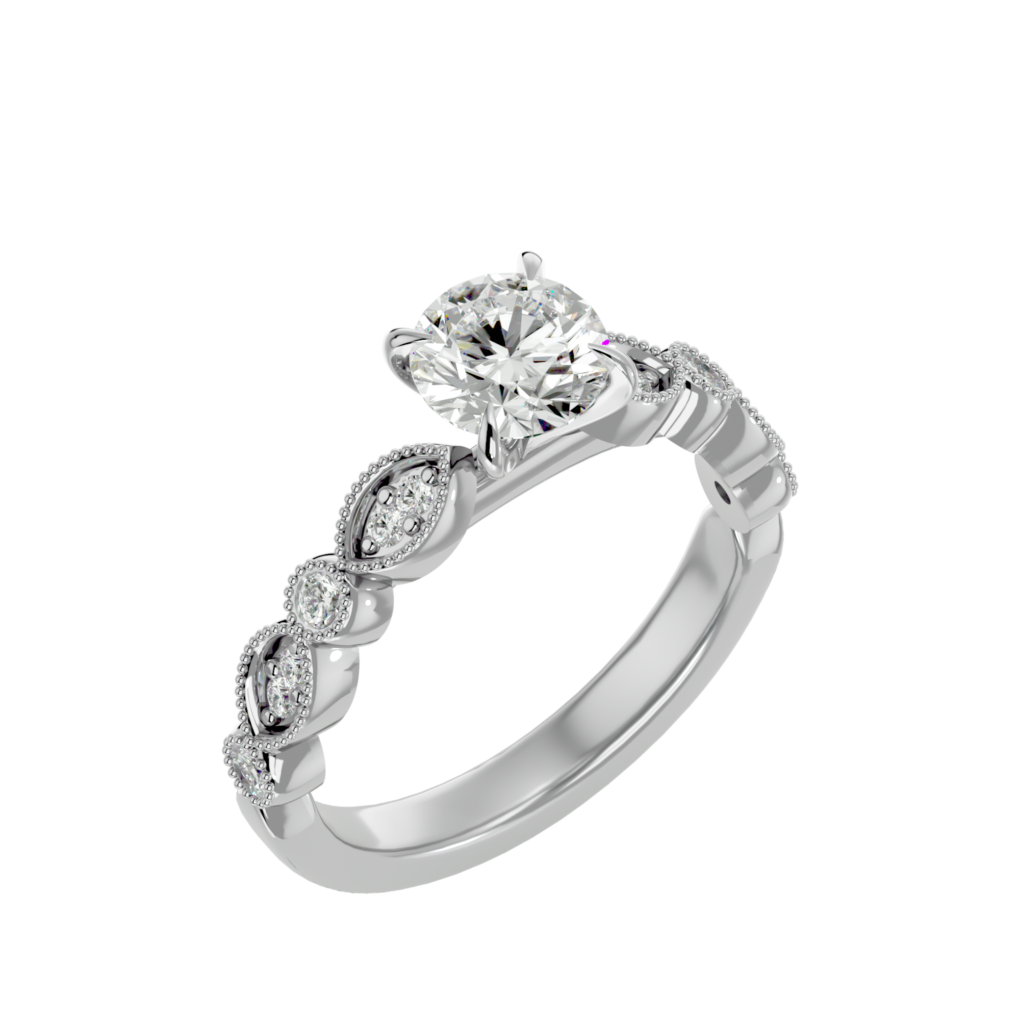 Angelica Diamond Solitaire Ladies Ring