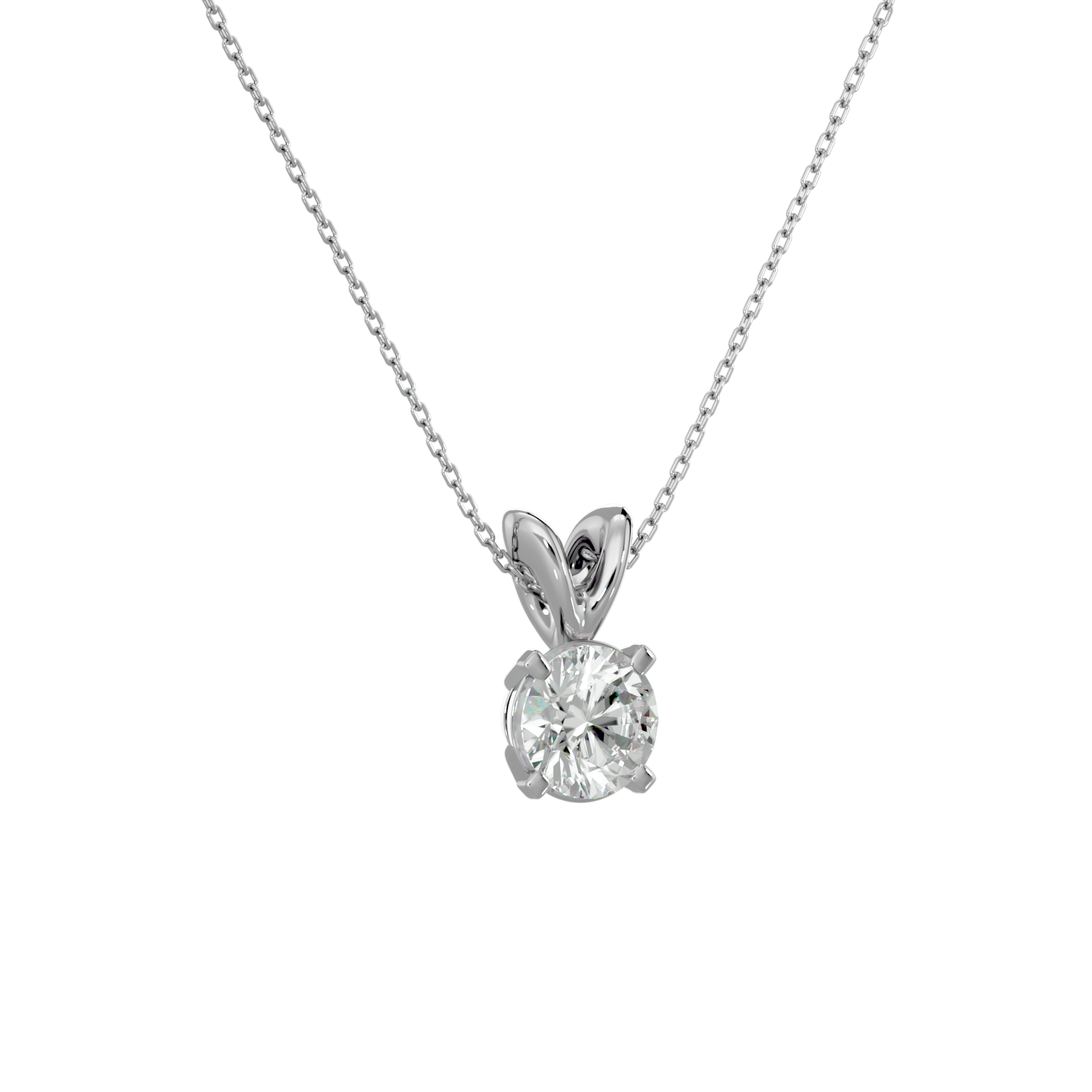 Katniss  Diamond Pendant