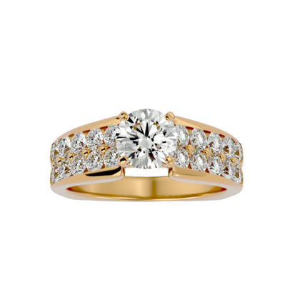 Antoinette Diamond Solitaire Ladies Ring