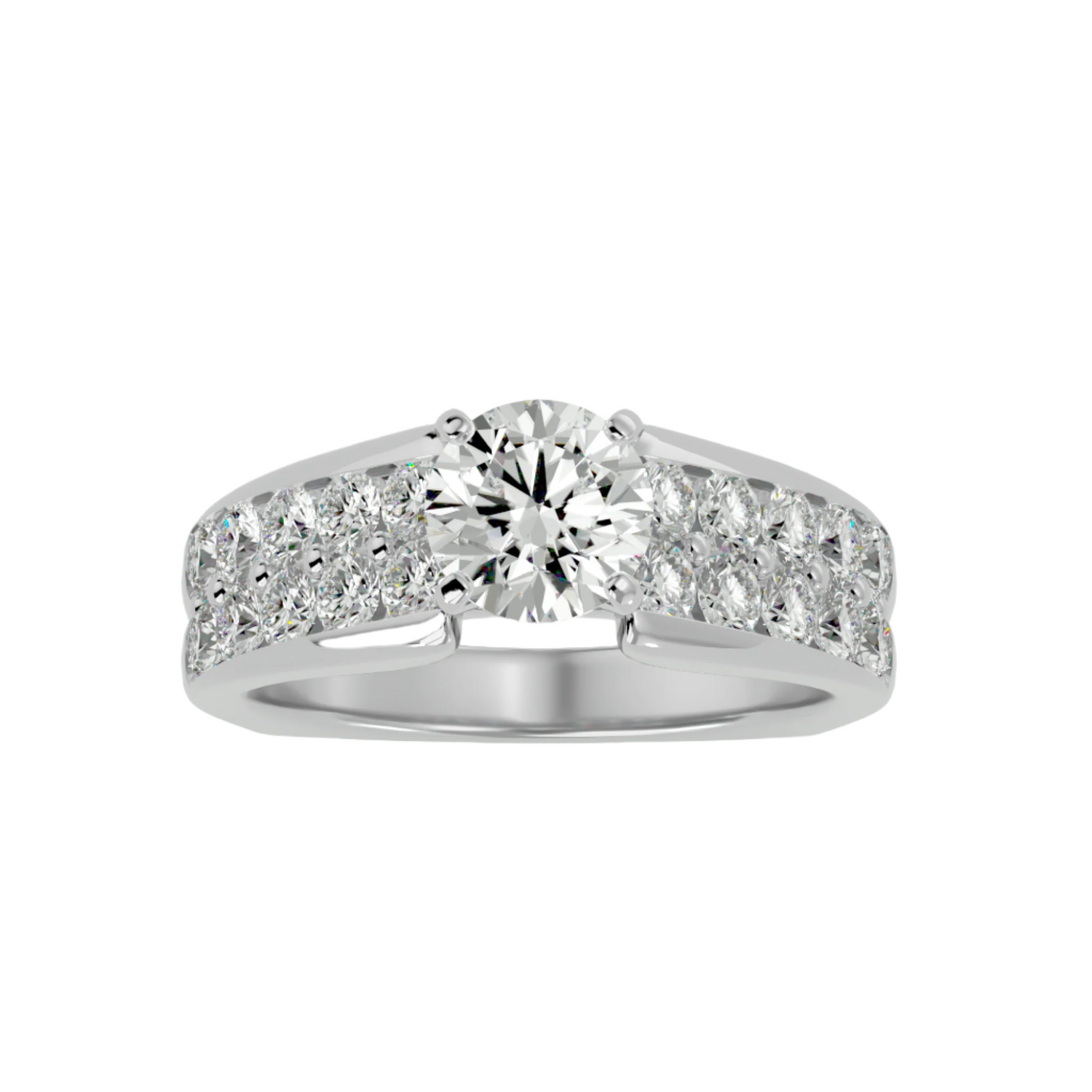 Antoinette Diamond Solitaire Ladies Ring