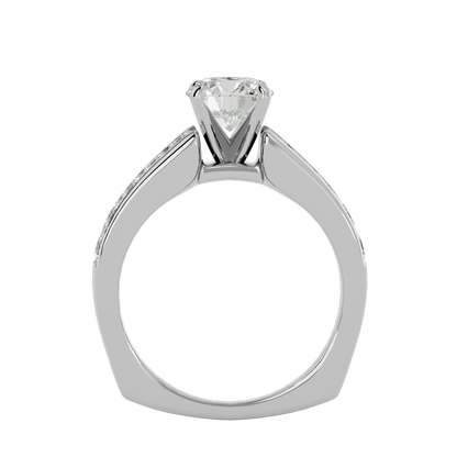 Antoinette Diamond Solitaire Ladies Ring