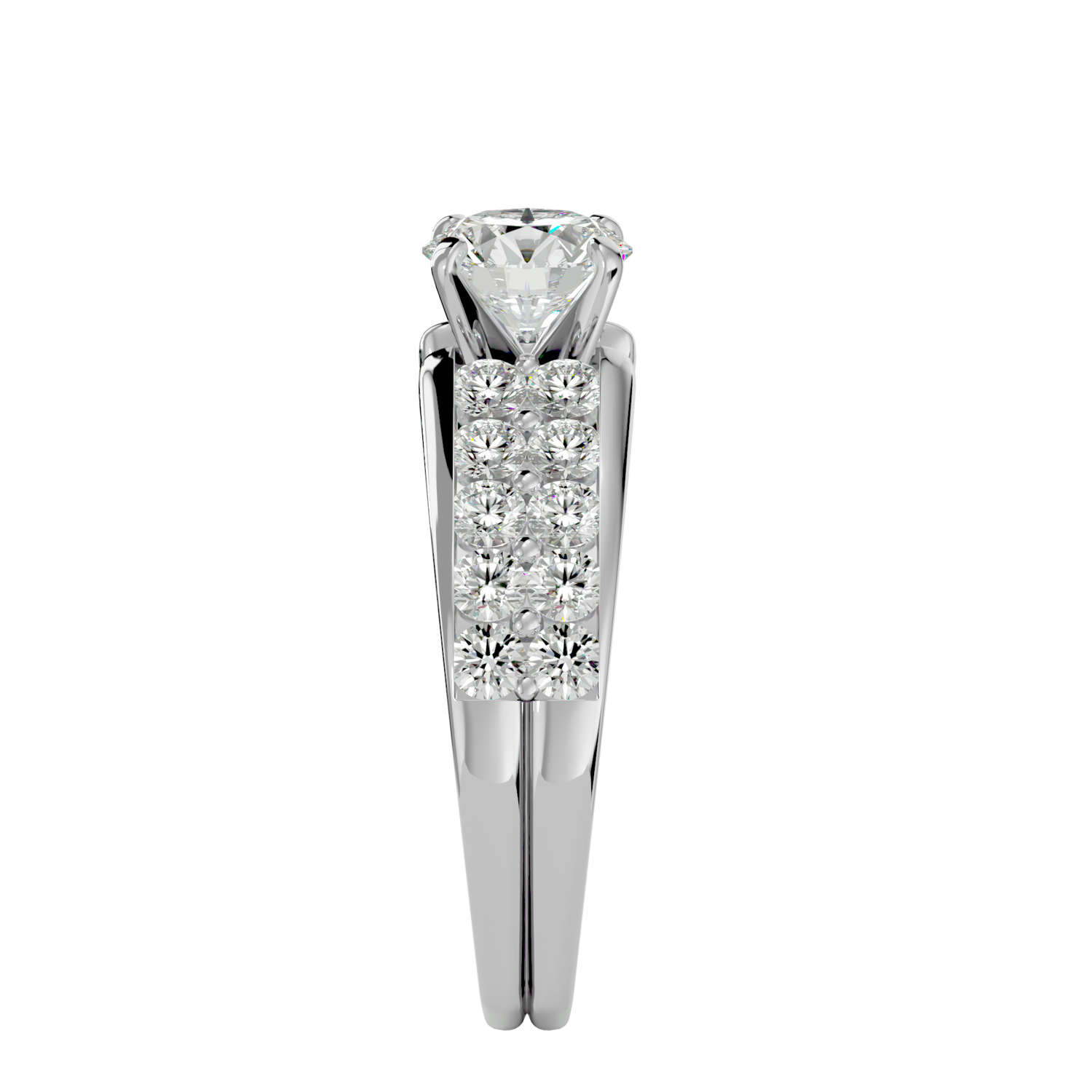 Antoinette Diamond Solitaire Ladies Ring