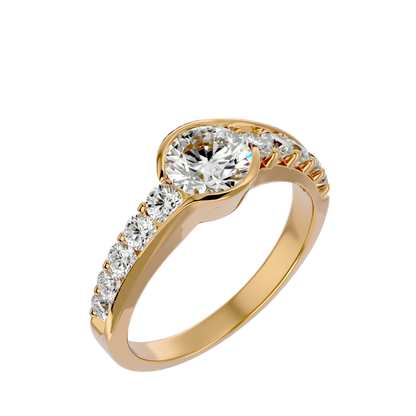 Aurelia Diamond Solitaire Ladies Ring