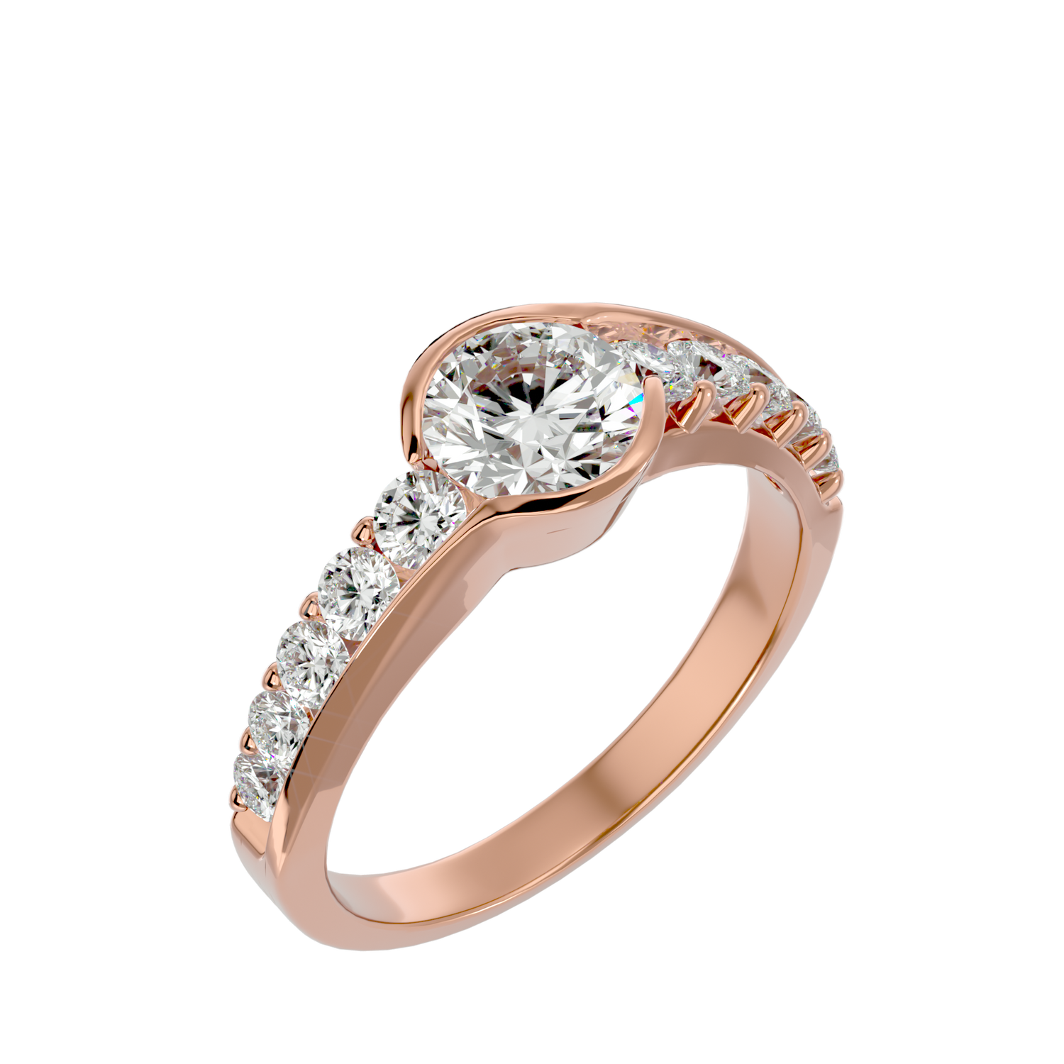 Aurelia Diamond Solitaire Ladies Ring