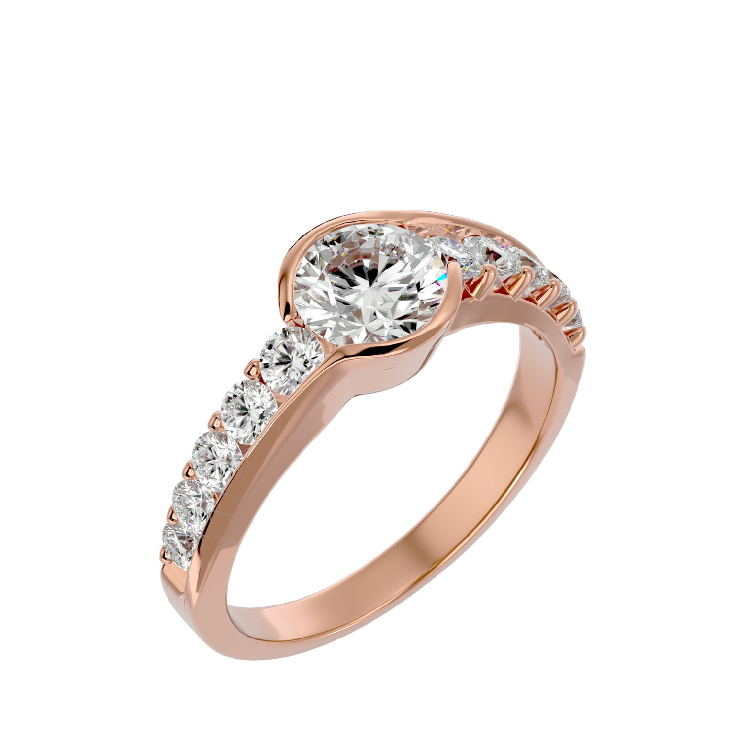 Aurelia Diamond Solitaire Ladies Ring