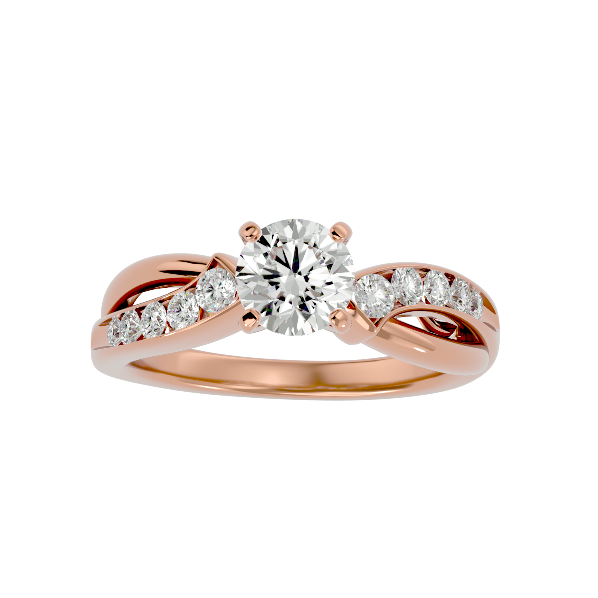 Artemis Diamond Solitaire Ladies Ring