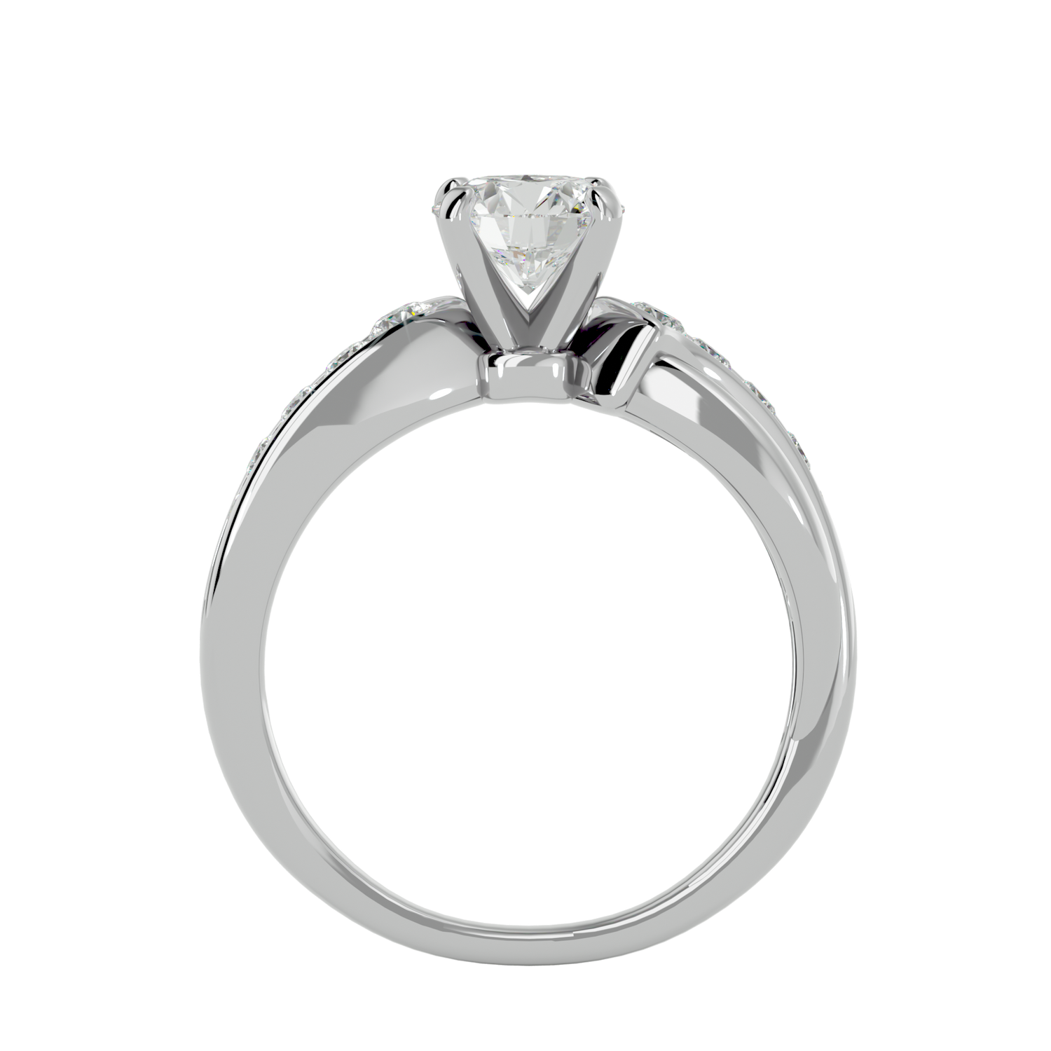 Artemis Diamond Solitaire Ladies Ring