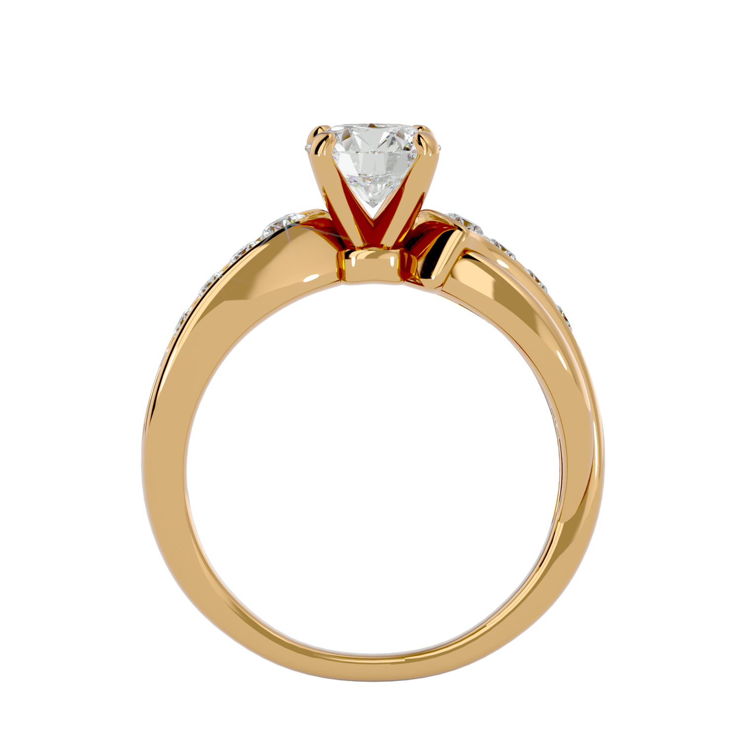 Artemis Diamond Solitaire Ladies Ring