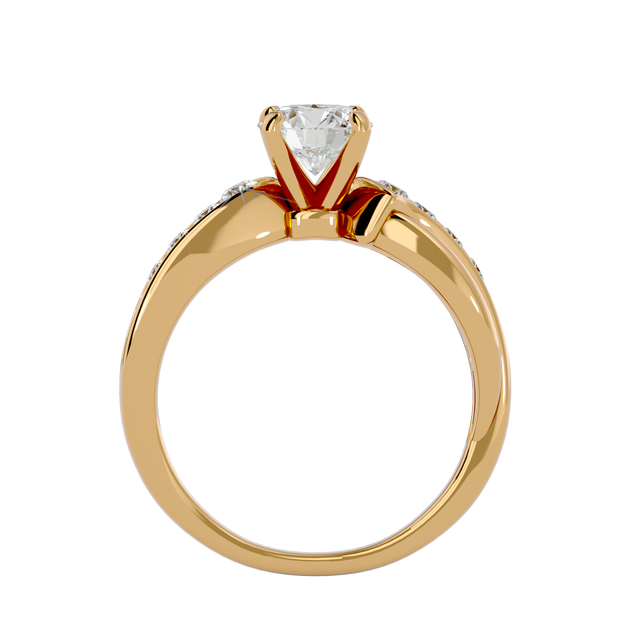 Artemis Diamond Solitaire Ladies Ring