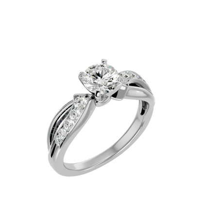 Artemis Diamond Solitaire Ladies Ring