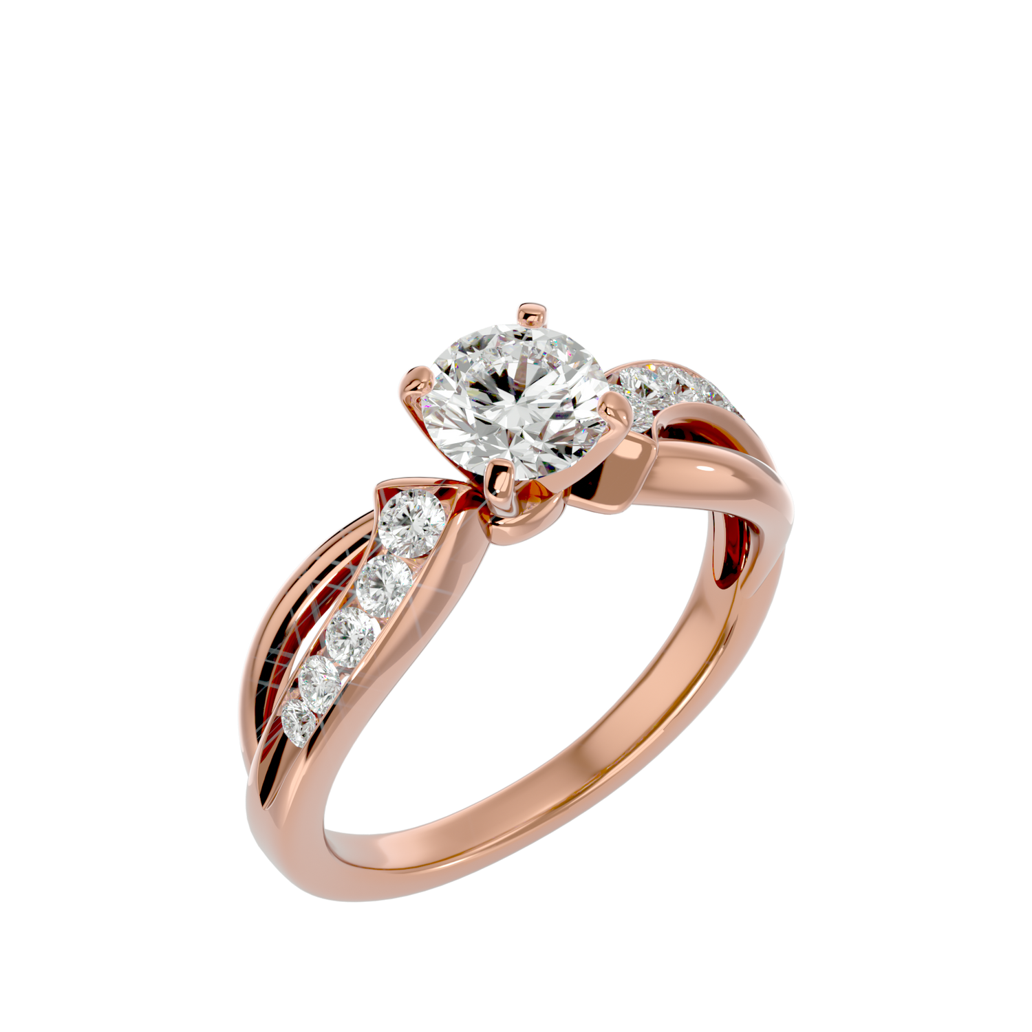 Artemis Diamond Solitaire Ladies Ring