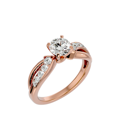 Artemis Diamond Solitaire Ladies Ring