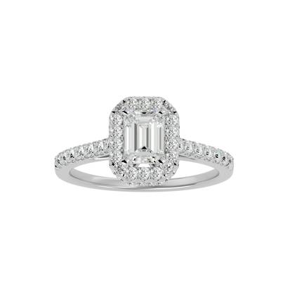 Fiorella Diamond Halo Ring