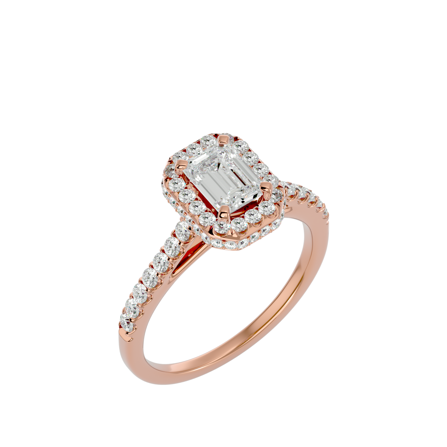 Fiorella Diamond Halo Ring