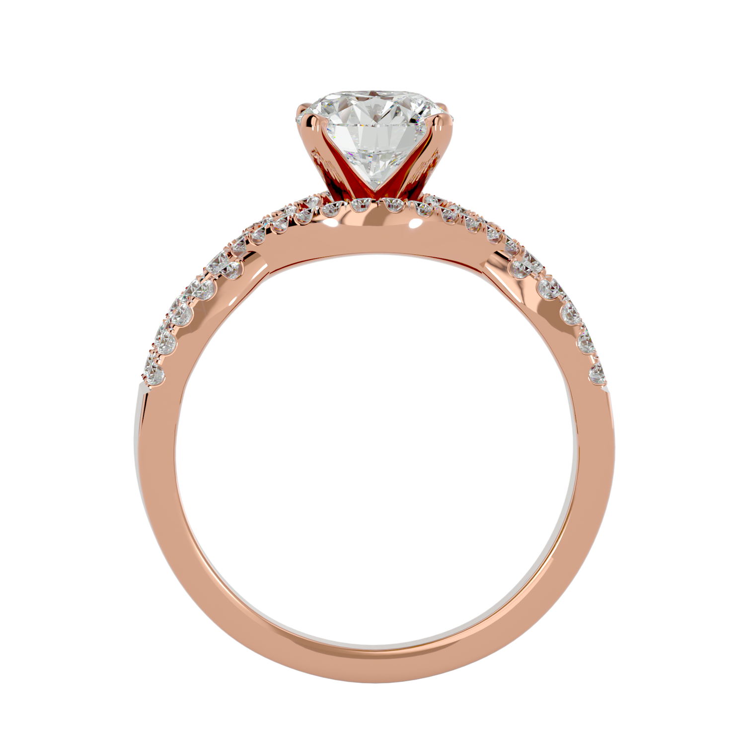 Beatrice Diamond Solitaire Ladies Ring