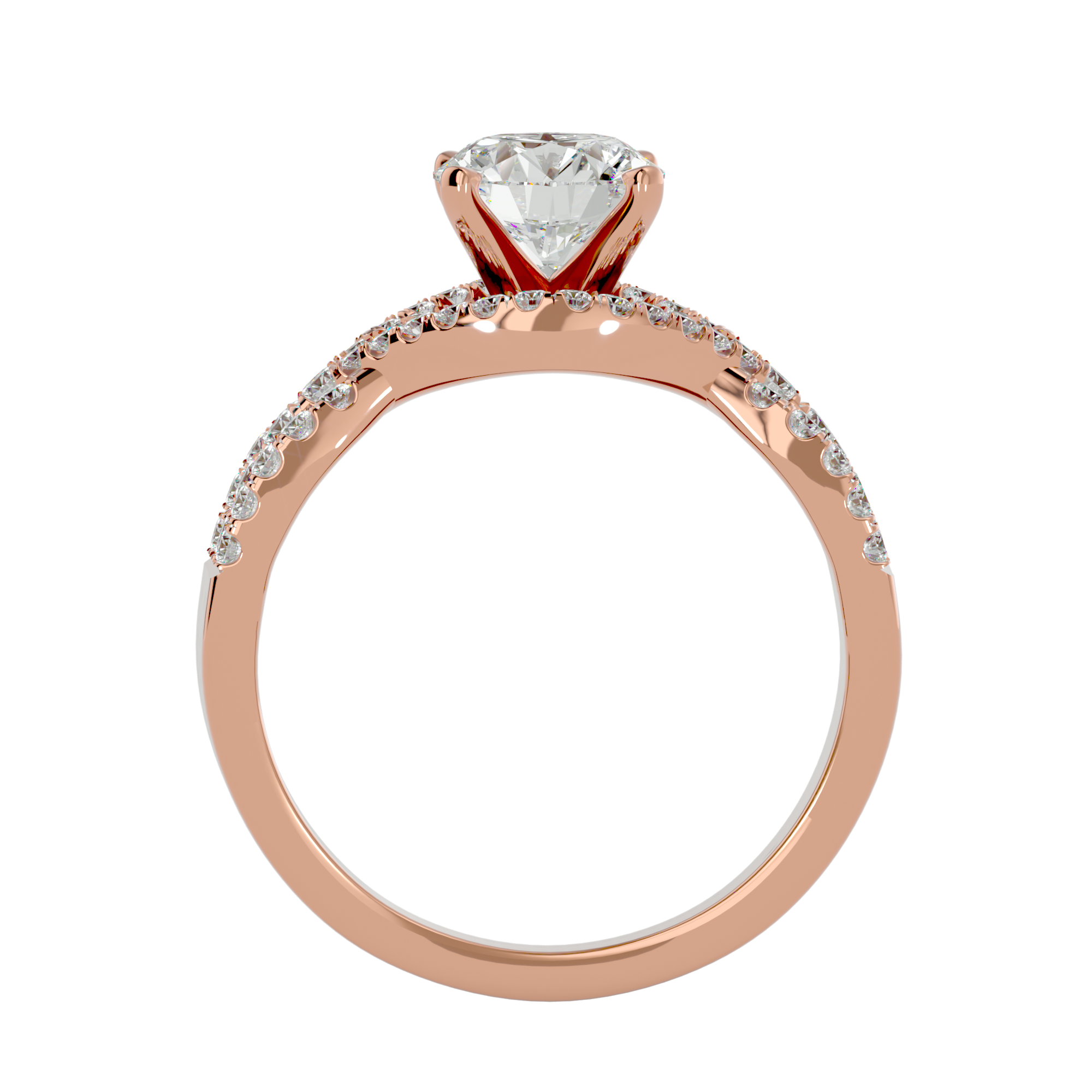 Beatrice Diamond Solitaire Ladies Ring