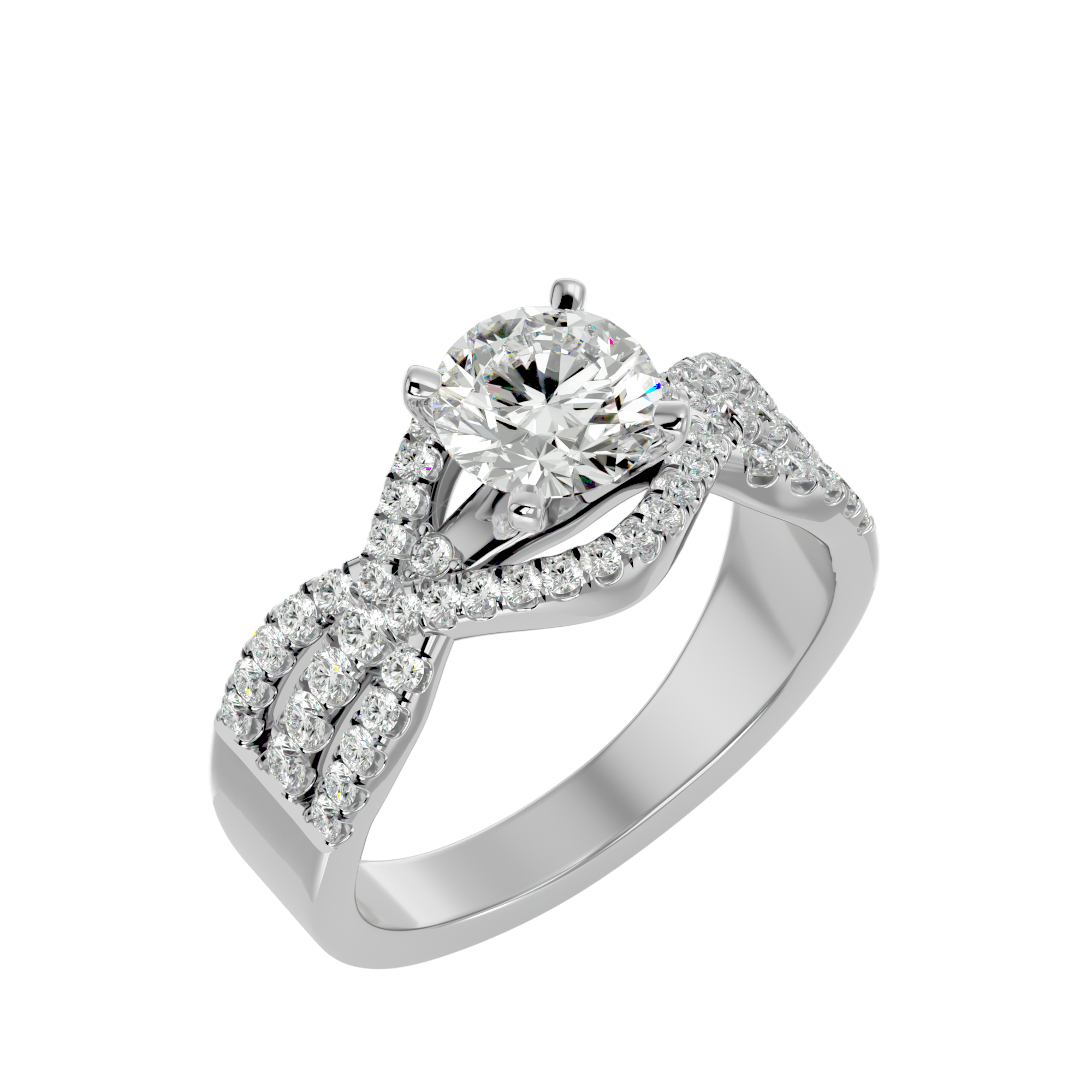 Beatrice Diamond Solitaire Ladies Ring