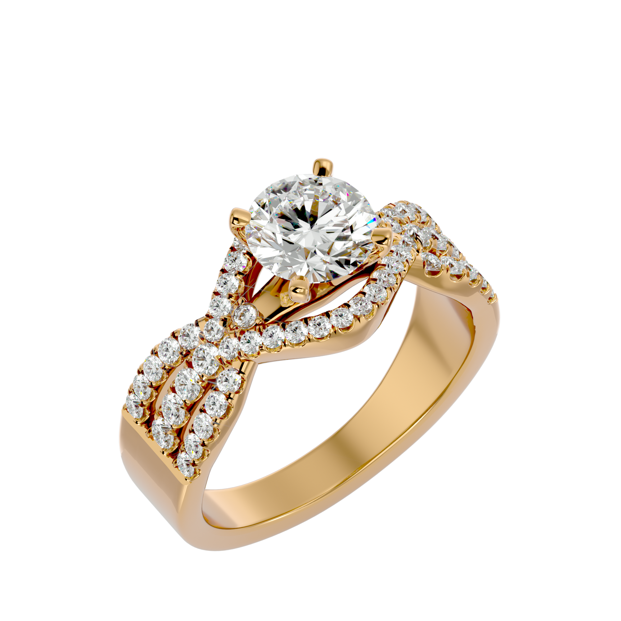 Beatrice Diamond Solitaire Ladies Ring