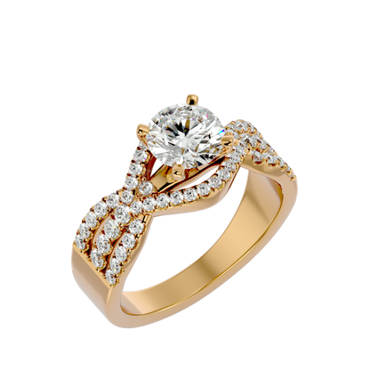 Beatrice Diamond Solitaire Ladies Ring