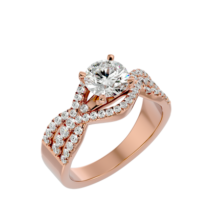 Beatrice Diamond Solitaire Ladies Ring