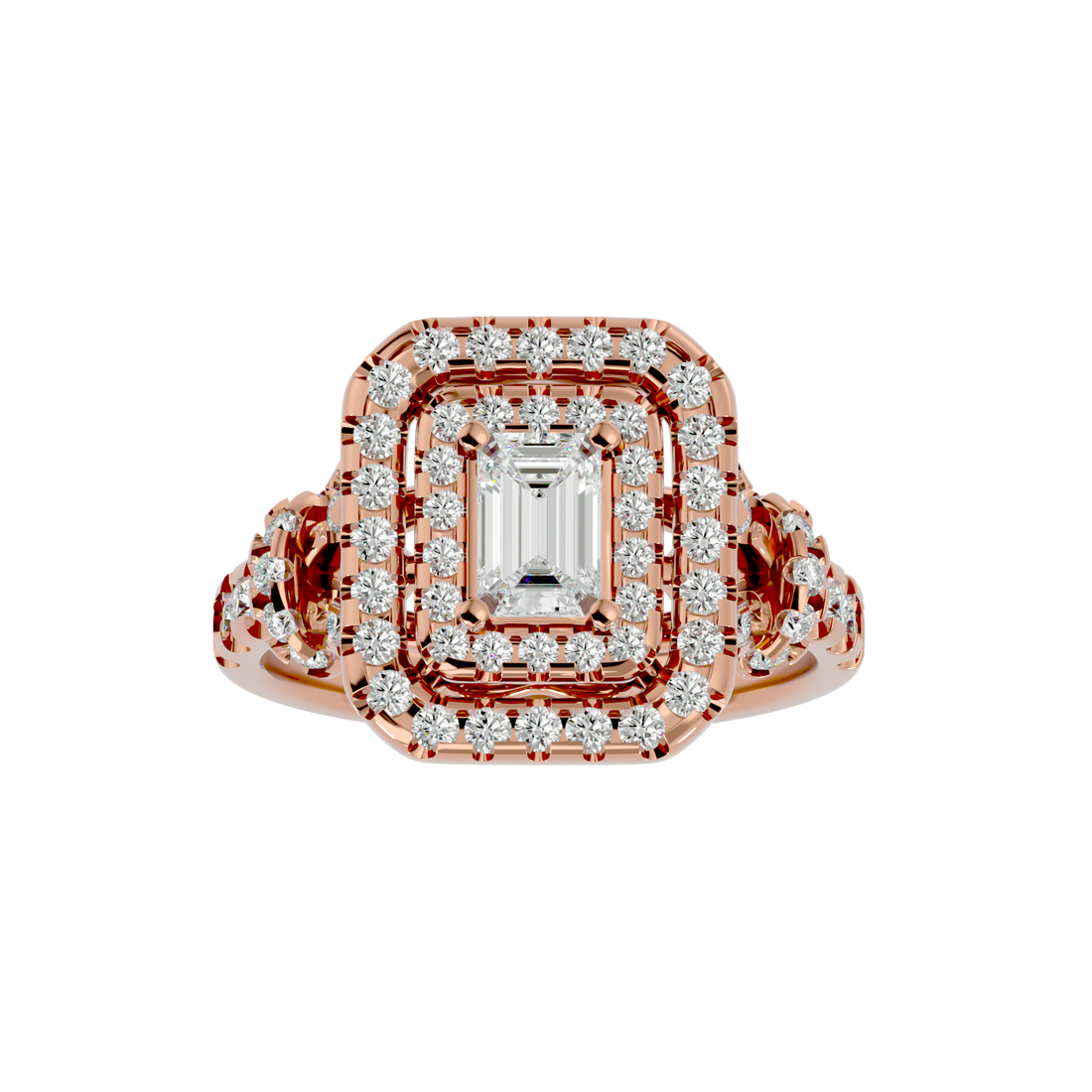 Florence Diamond Halo Ring