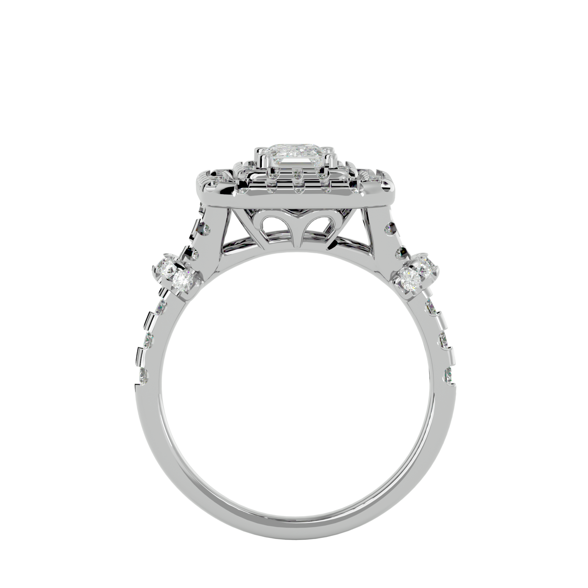 Florence Diamond Halo Ring