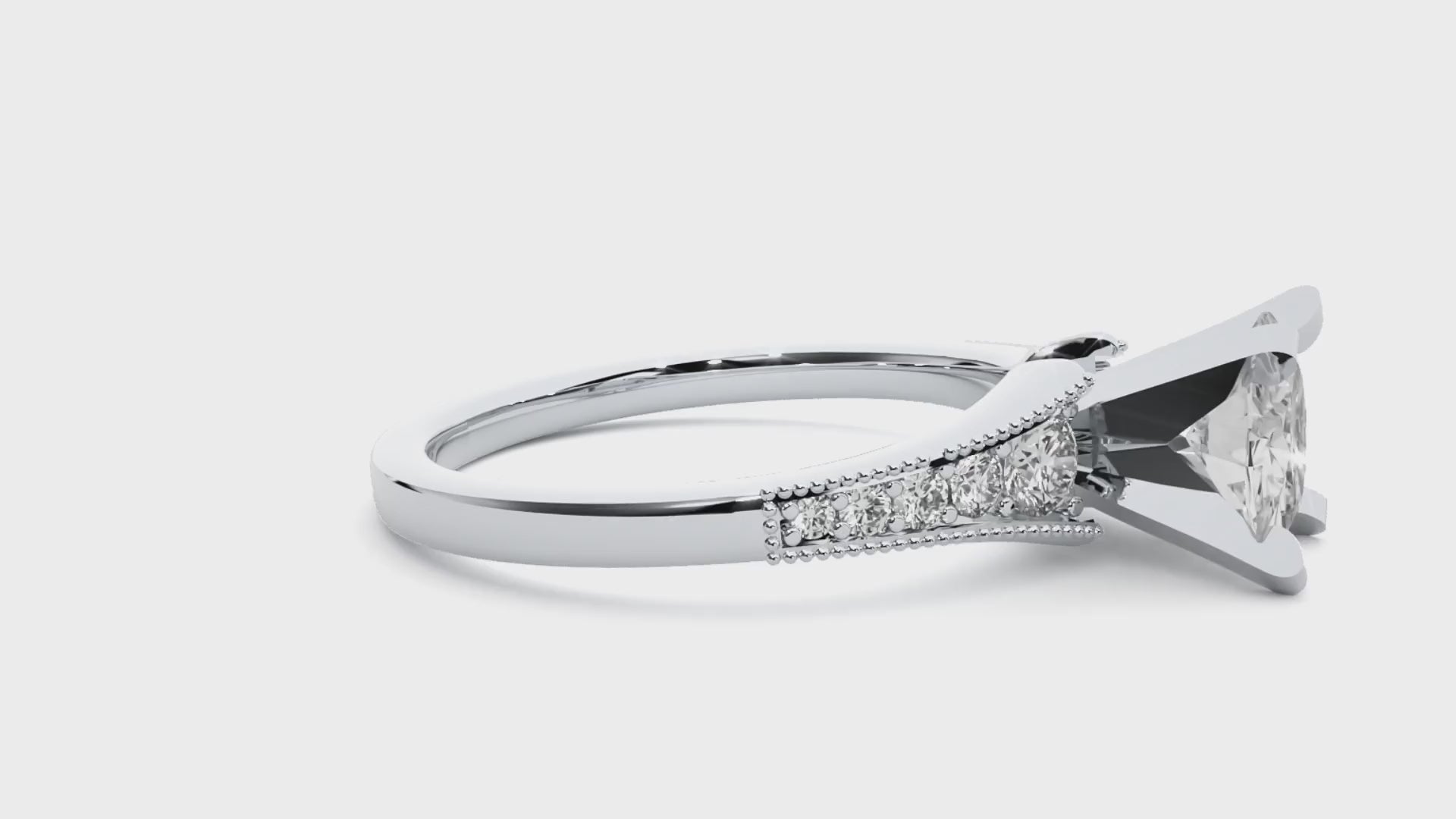 Kiara Diamond Solitaire Ladies Ring