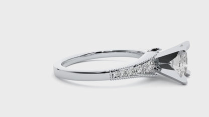 Kiara Diamond Solitaire Ladies Ring