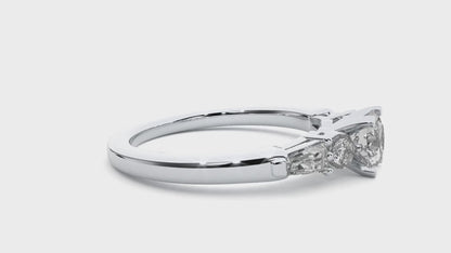 Josephine Diamond Solitaire Ladies Ring