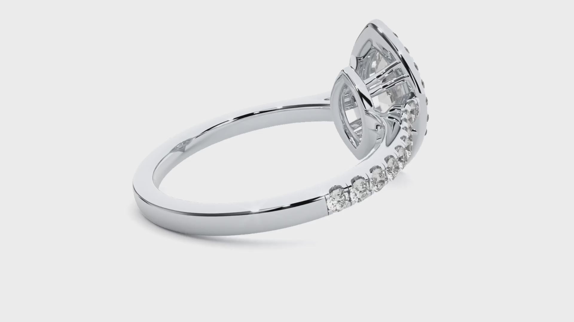 Odette Diamond Halo Ring