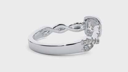 Giada Diamond Halo Ring