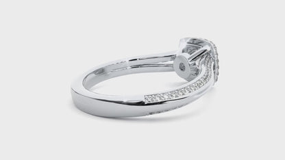 Juliet Diamond Halo Ring