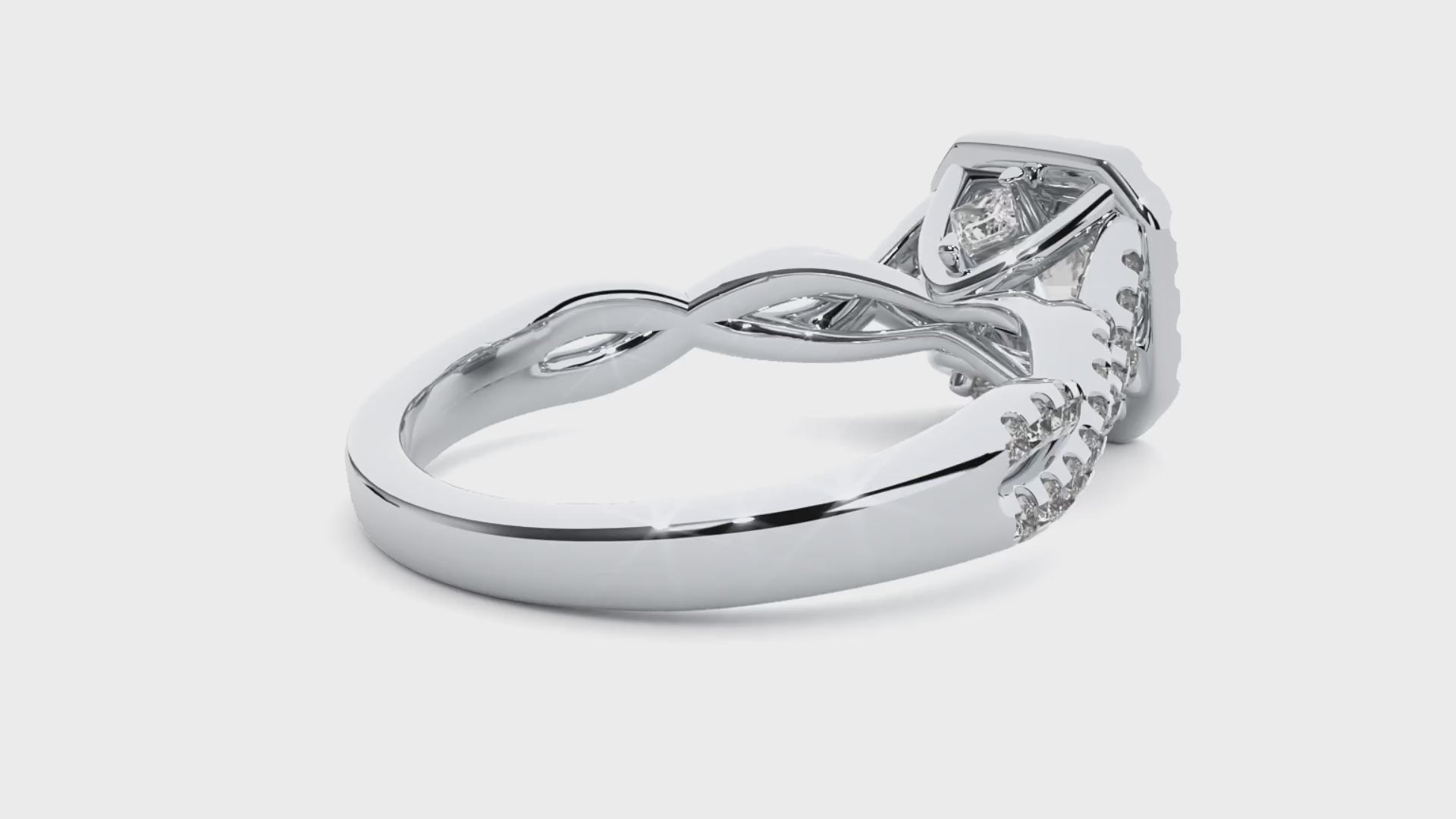 Hermione Diamond Halo Ring