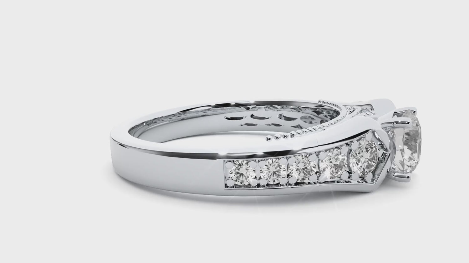 Alannah Diamond Solitaire Ladies Ring