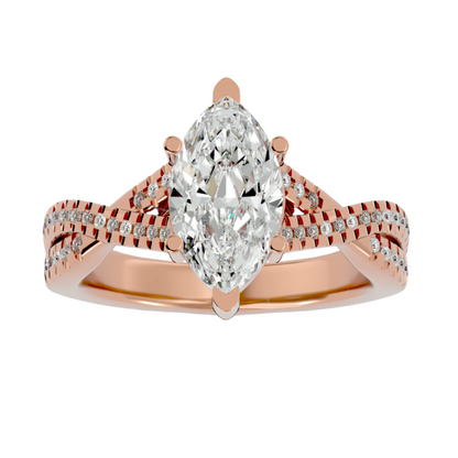 Mallory Diamond Solitaire Ladies Ring