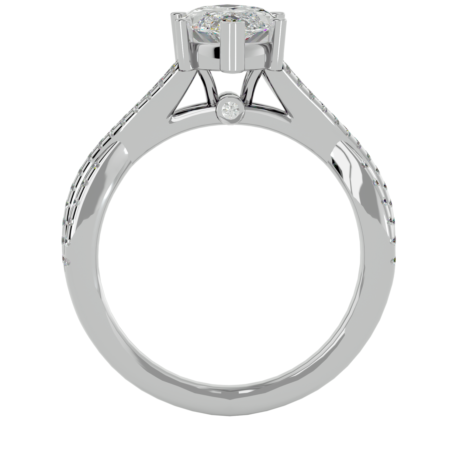 Mallory Diamond Solitaire Ladies Ring