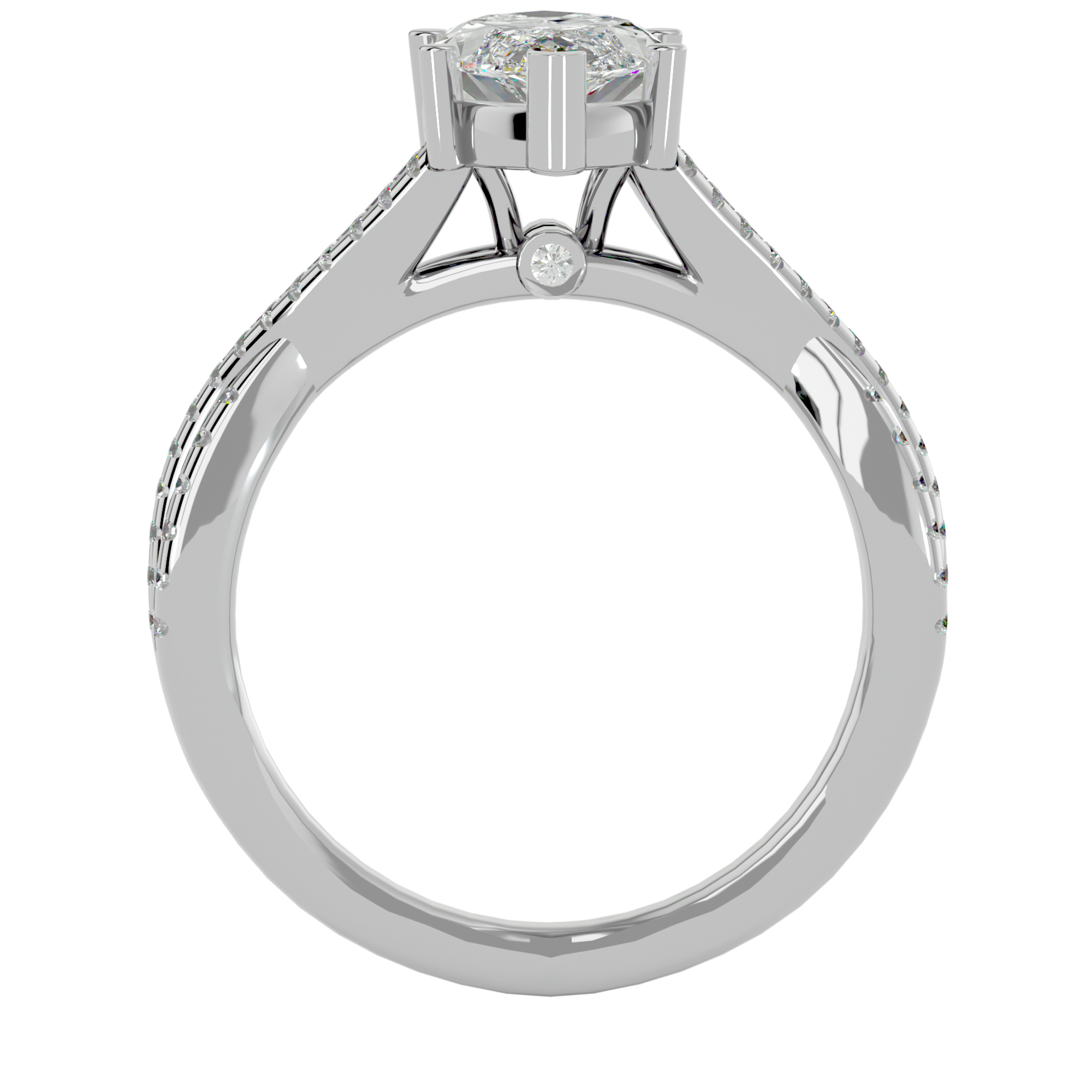 Mallory Diamond Solitaire Ladies Ring